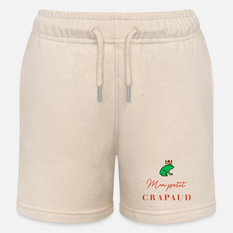 MON PETIT CRAPAUD - Short de jogging enfant bio Stanley/Stella - écru doux