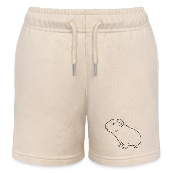 Cobaye - Short de jogging enfant bio Stanley/Stella - écru doux - Devant