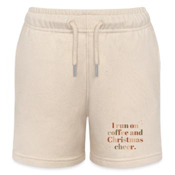 Coffee & Christmas cheer - Kinder Organic Joggingshorts Mini Bolter von Stanley/Stella - Natur - Vorne