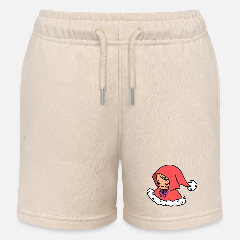 Doux enfant Jésus, ange pour Noël - Short de jogging enfant bio Stanley/Stella - écru doux