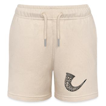 Jagdhorn - Kinder Organic Joggingshorts Mini Bolter von Stanley/Stella - Natur - Vorne