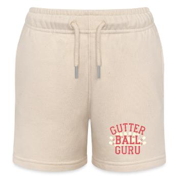 Gutter Ball Guru 14 - Kinder Organic Joggingshorts Mini Bolter von Stanley/Stella - Natur - Vorne