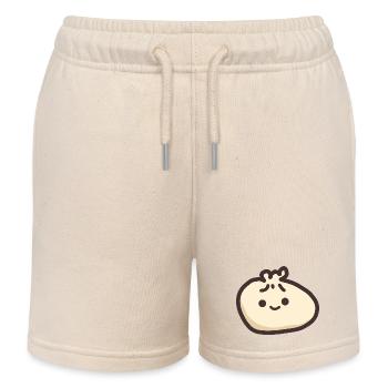Dumpling sucré - Short de jogging enfant bio Stanley/Stella - écru doux - Devant