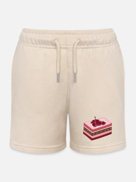 Sweets Kuchen - Kinder Organic Joggingshorts Mini Bolter von Stanley/Stella - Natur