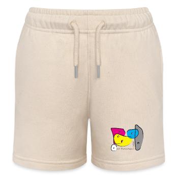Poignées d’escalade de bloc couleur 3 - Short de jogging enfant bio Stanley/Stella - écru doux - Devant