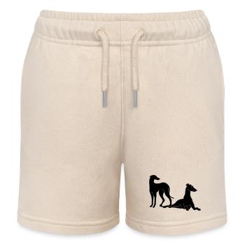 Gruppe Galgos - Kinder Organic Joggingshorts Mini Bolter von Stanley/Stella - Natur - Vorne