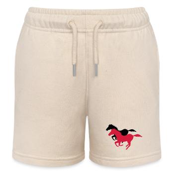 galopp pferderennen - Kinder Organic Joggingshorts Mini Bolter von Stanley/Stella - Natur - Vorne