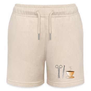 Chirurg Chirurgin Chirurgie OP Kaffee Geschenk - Kinder Organic Joggingshorts Mini Bolter von Stanley/Stella - Natur - Vorne