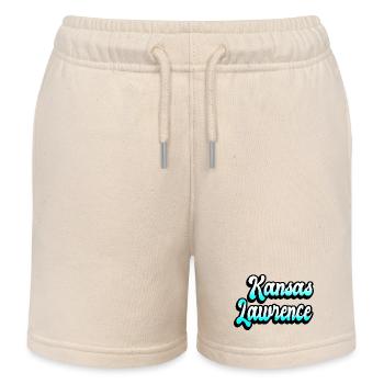 Lawrence Kansas Design - Short de jogging enfant bio Stanley/Stella - écru doux - Devant