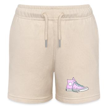 Kleiden Sie sich mit Stil und Persönlichkeit Convers Tennis - Kinder Organic Joggingshorts Mini Bolter von Stanley/Stella - Natur - Vorne