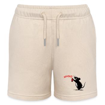 Holiday Rebel : Graffiti Greetings 2 - Short de jogging enfant bio Stanley/Stella - écru doux - Devant