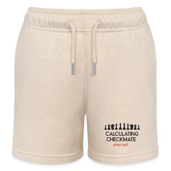 Schach - Schachmatt berechnen. Bitte warten... - Kinder Organic Joggingshorts Mini Bolter von Stanley/Stella - Natur - Vorne