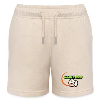Gamer dad - Short de jogging enfant bio Stanley/Stella - écru doux - Devant