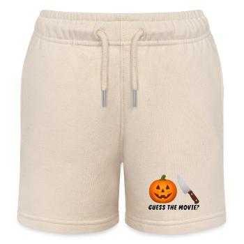 Guess the Movie Funny Humorous - Kids Organic Sweat Shorts by Stanley/Stella - soft Ecru - Front