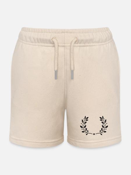 Lorbeerkranz - Kinder Organic Joggingshorts Mini Bolter von Stanley/Stella - Natur