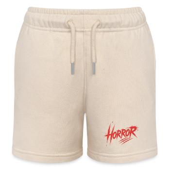 Horreur - Killer Blood Design - Short de jogging enfant bio Stanley/Stella - écru doux - Devant