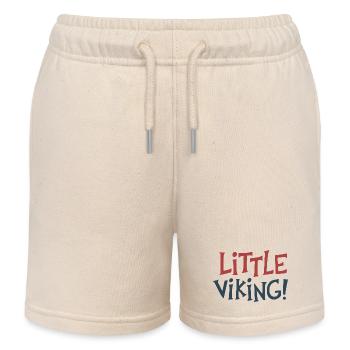 Petit Viking Ludique - Short de jogging enfant bio Stanley/Stella - écru doux - Devant