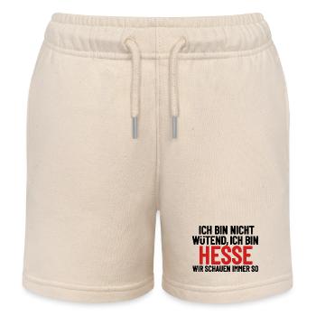 Ich bin nicht wütend - ich bin Hesse - Kinder Organic Joggingshorts Mini Bolter von Stanley/Stella - Natur - Vorne