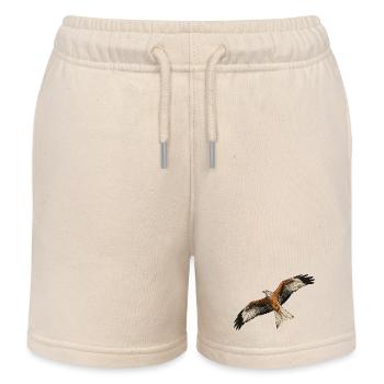 Milan royal en vol - Short de jogging enfant bio Stanley/Stella - écru doux - Devant