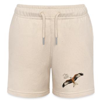 Milan royal en vol - Short de jogging enfant bio Stanley/Stella - écru doux - Devant
