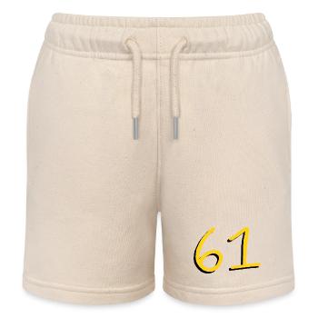 61 - Kinder Organic Joggingshorts Mini Bolter von Stanley/Stella - Natur - Vorne