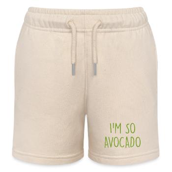 Avocat - Short de jogging enfant bio Stanley/Stella - écru doux - Devant