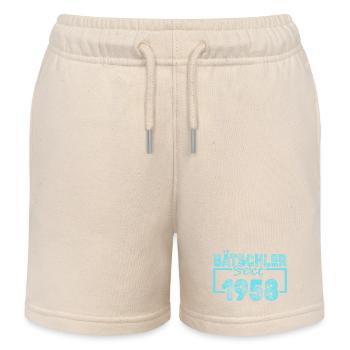 Spruch 1958 - Kinder Organic Joggingshorts Mini Bolter von Stanley/Stella - Natur - Vorne