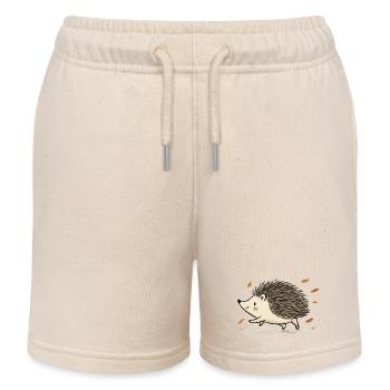 putziges Igelkind - Kinder Organic Joggingshorts Mini Bolter von Stanley/Stella - Natur - Vorne