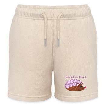 Der Mettigel: Feinstes Mett! (Nr.2) - Kinder Organic Joggingshorts Mini Bolter von Stanley/Stella - Natur - Vorne