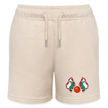 Drapeaux de basket-ball Meppel – Hoops Pride - Short de jogging enfant bio Stanley/Stella - écru doux - Devant