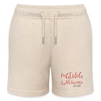Matura passed - Kids Organic Sweat Shorts by Stanley/Stella - soft Ecru - Front