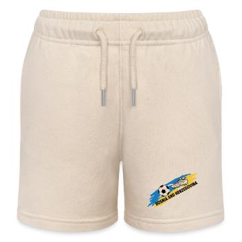 Bosnie Football Maillot Supporter Bosnia Soccer Fo - Short de jogging enfant bio Stanley/Stella - écru doux - Devant