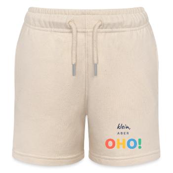 Klein, aber OHO! - Kinder Organic Joggingshorts Mini Bolter von Stanley/Stella - Natur - Vorne