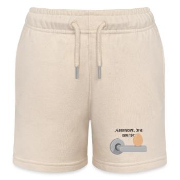 Käsiger Michael T-Shirt - Kinder Organic Joggingshorts Mini Bolter von Stanley/Stella - Natur - Vorne