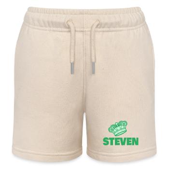 Geschenk für Steven - Kinder Organic Joggingshorts Mini Bolter von Stanley/Stella - Natur - Vorne