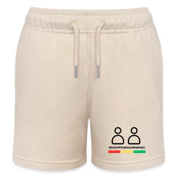 Bruder - Kinder Organic Joggingshorts Mini Bolter von Stanley/Stella - Natur - Vorne