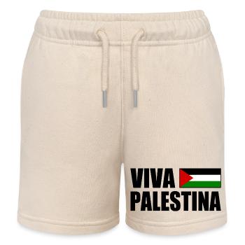 Viva palestina - Kinder Organic Joggingshorts Mini Bolter von Stanley/Stella - Natur - Vorne
