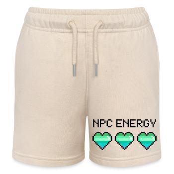 NPC Energy - Kids Organic Sweat Shorts by Stanley/Stella - soft Ecru - Front