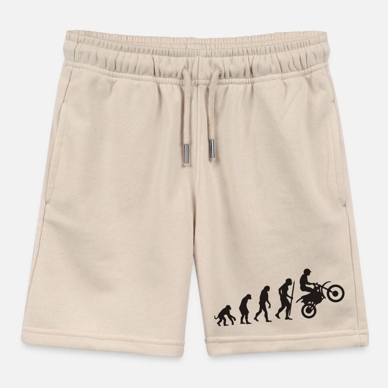 Evolution moto Short de jogging enfant bio Stanley/Stella