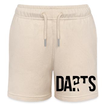 darts - Kids Organic Sweat Shorts by Stanley/Stella - soft Ecru - Front