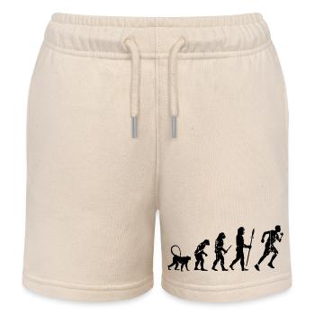 Entwicklung eines Läufers - Kinder Organic Joggingshorts Mini Bolter von Stanley/Stella - Natur - Vorne