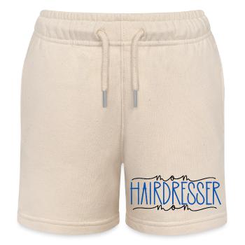 Friseurin stolze Mama süßes Geschenk - Kinder Organic Joggingshorts Mini Bolter von Stanley/Stella - Natur - Vorne