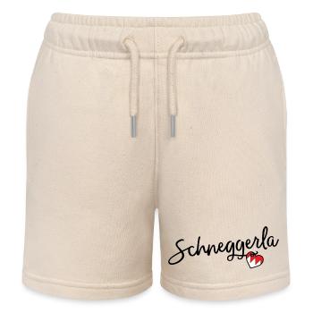 Schneggerla - Kids Organic Sweat Shorts by Stanley/Stella - soft Ecru - Front