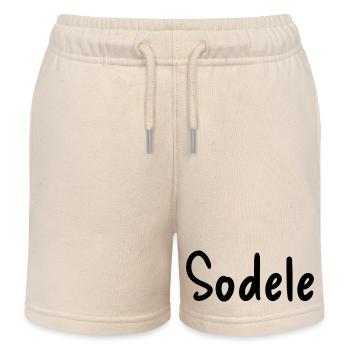 Sodele - Short de jogging enfant bio Stanley/Stella - écru doux - Devant