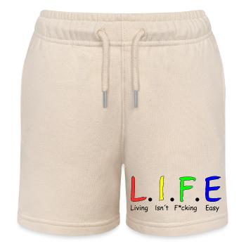 Life - Kids Organic Sweat Shorts by Stanley/Stella - soft Ecru - Front