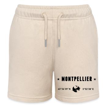 Montpellier France Coordonnées Gps Globe - Short de jogging enfant bio Stanley/Stella - écru doux - Devant
