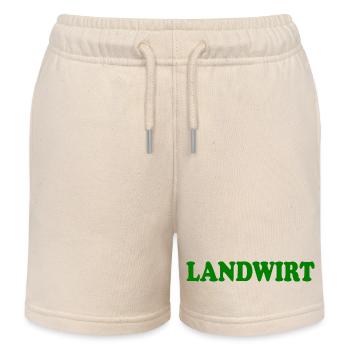 Landwirt - Kinder Organic Joggingshorts Mini Bolter von Stanley/Stella - Natur - Vorne
