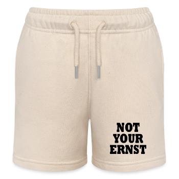 Not your ernst - Kinder Organic Joggingshorts Mini Bolter von Stanley/Stella - Natur - Vorne