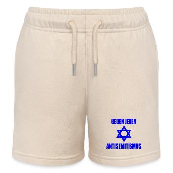 Gegen jeden antisemitismus - Kinder Organic Joggingshorts Mini Bolter von Stanley/Stella - Natur - Vorne