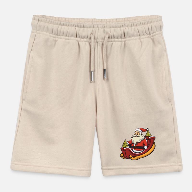 Weihnachtsmann Logo Kinder Organic Joggingshorts Mini Bolter von Stanley/Stella
